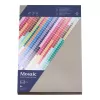 Buste Artoz Papier Mosaic DIN B6 senza finestra, Cemento, gommate (adesivo a umido), 20 pezzi