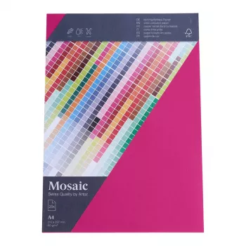 Carta da lettere Artoz Papier Mosaic fucsia A4 90 g/m² 25 fogli