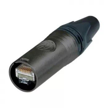 Neutrik NE8MX6-B-T etherCON CAT6A connettore maschio per cavo, nero, IP65