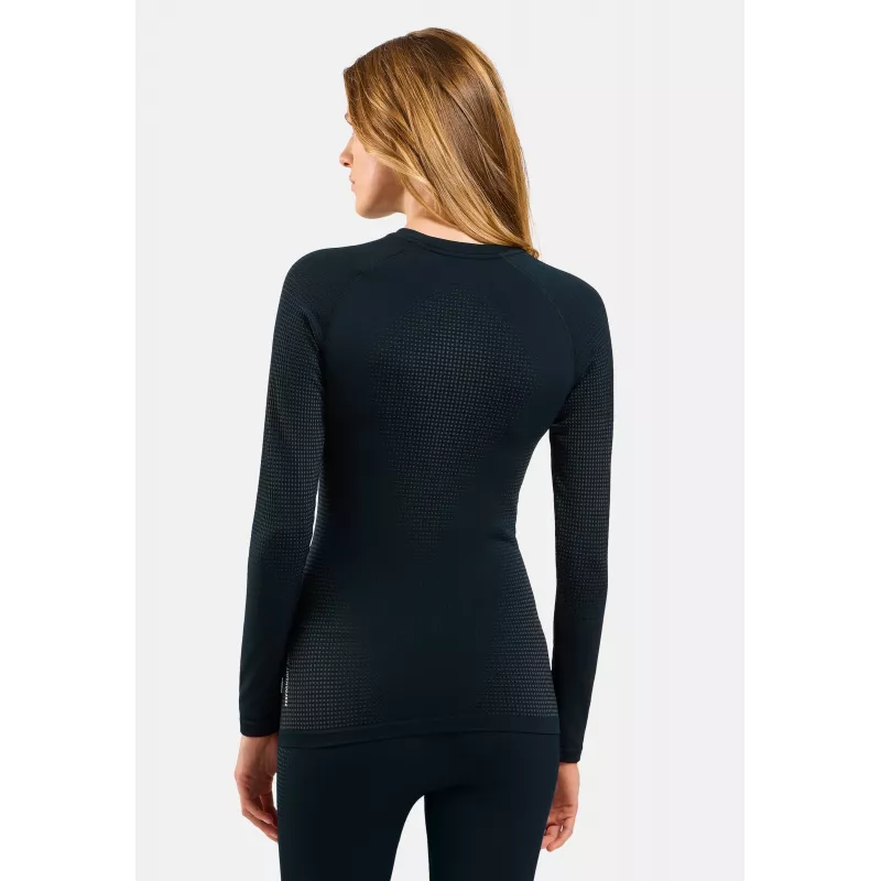 Odlo Performance Warm BL Top Crew Neck L/S - Graphite Grey - Donna - M