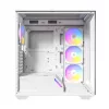 Antec Constellation Series C3 ARGB case Mid Tower ATX con finestra laterale in vetro temperato, bianco