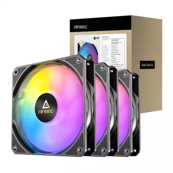 Antec P12 PWM ARGB White ventole per case 3 pezzi