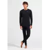 Pantaloni intimi lunghi baselayer Odlo Merino 200 BL Bottom - nero, XL