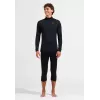 Maglia baselayer Odlo Merino 200 BL Top Turtle Neck LS Half Zip - nero, taglia L