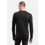 Maglia baselayer Odlo Merino 200 BL Top Crew Neck LS - nero, taglia XL