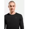 Maglia baselayer Odlo Merino 200 BL Top Crew Neck LS - nero, taglia XL