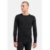 Maglia baselayer Odlo Merino 200 BL Top Crew Neck LS - nero, taglia XL