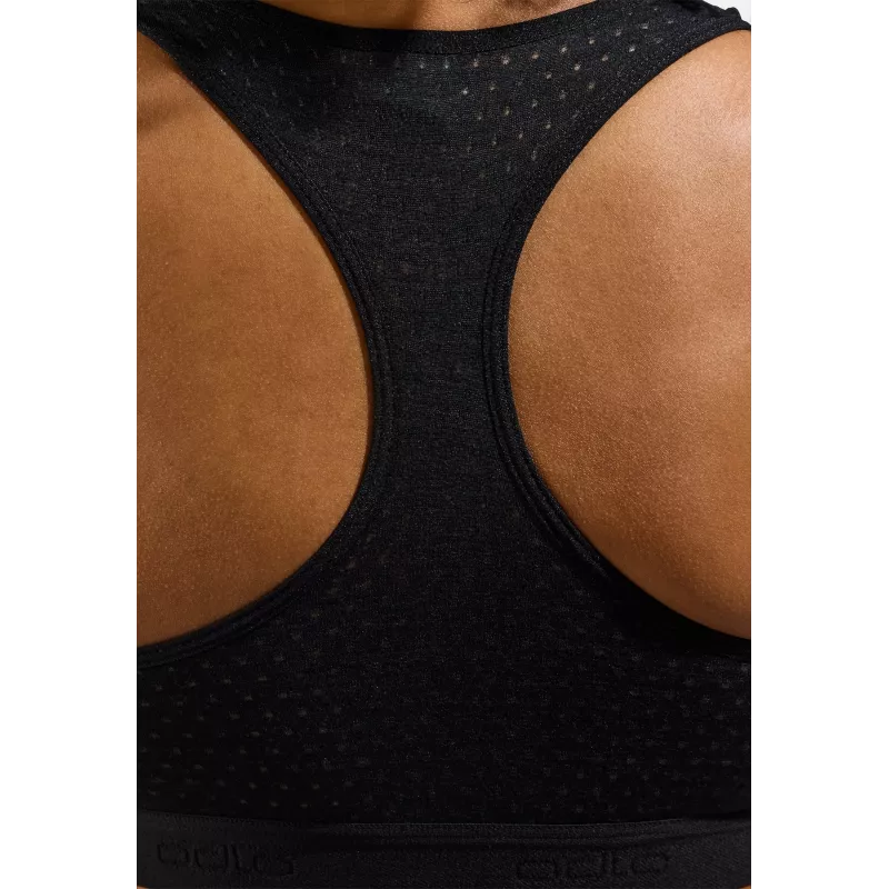 Reggiseno sportivo Odlo Ascent PW Medium - nero