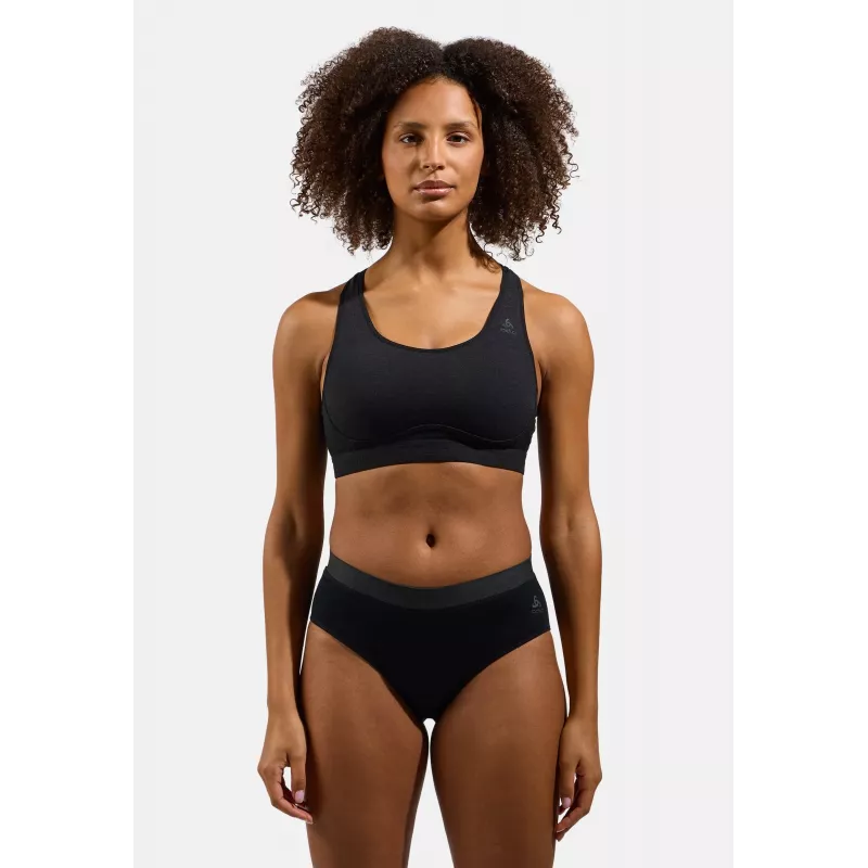 Reggiseno sportivo Odlo Ascent PW Medium - nero