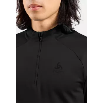 Odlo Essential Light Mid Layer 1/2 Zip - Black - XL