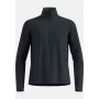 Odlo Grid Fleece Mid Layer Full Zip giacca - Black Melange, Taglia L