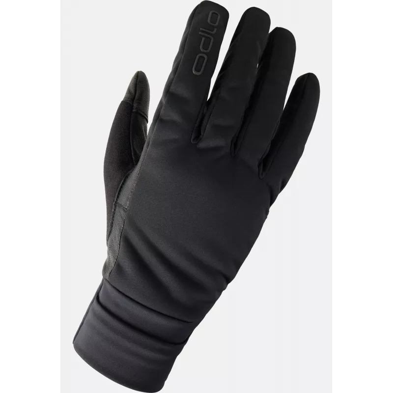 Odlo Nordic Warm Gloves Full Finger - nero, taglia XL