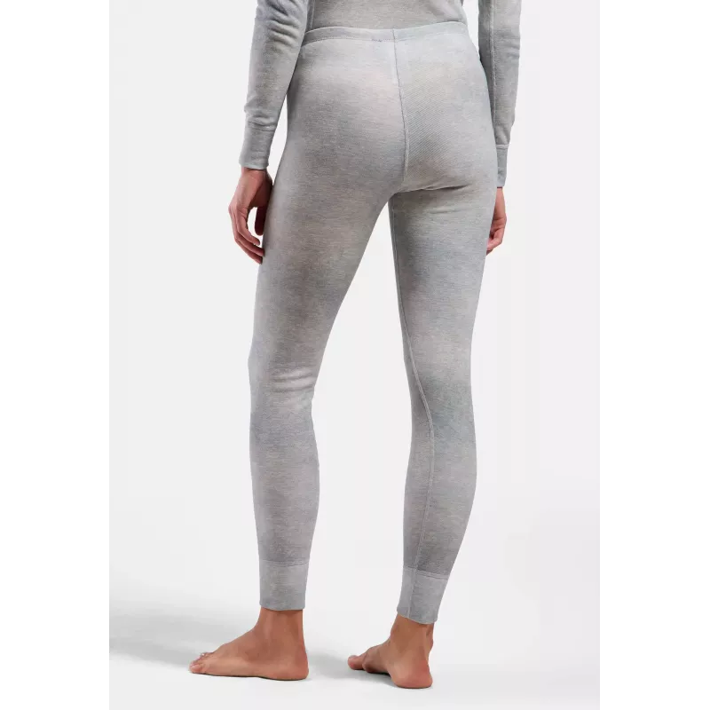 Odlo Active Warm X Pow BL Bottom Long donna pantalone tecnico - grigio argento, taglia M