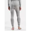 Odlo Active Warm X Pow BL Bottom Long pantalone termico strato base - grigio argento, taglia L