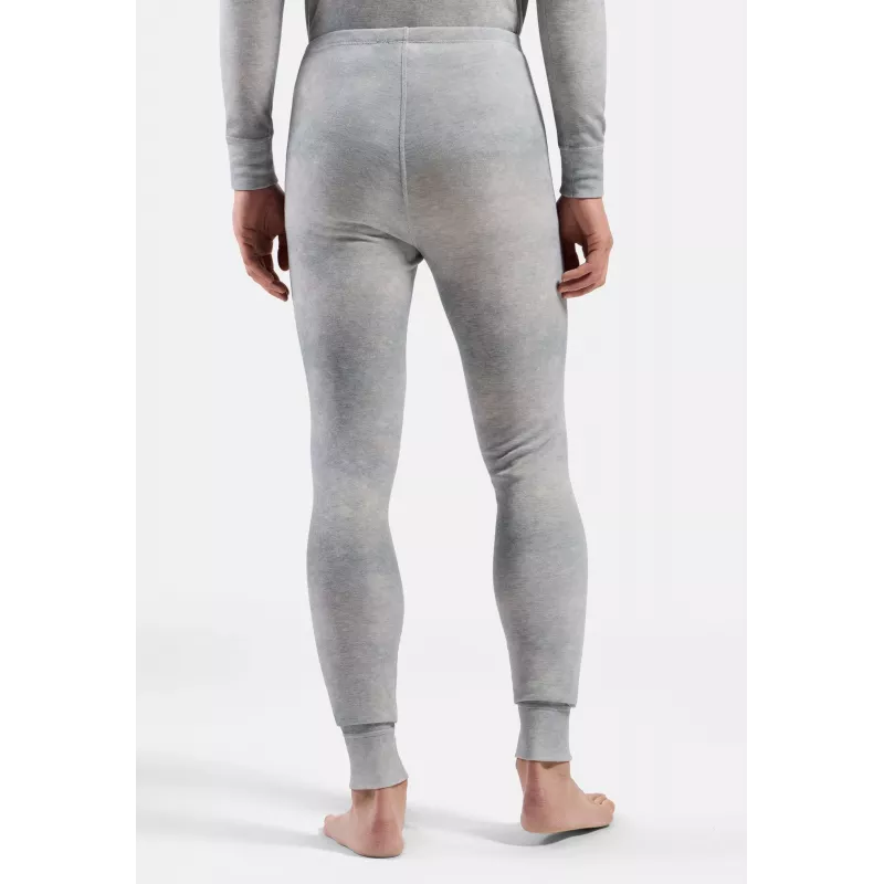 Odlo Active Warm X Pow BL Bottom Long pantalone termico strato base - grigio argento, taglia L