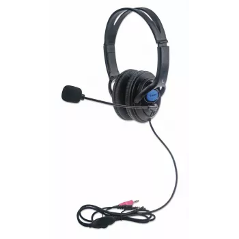 MANHATTAN cuffie stereo per computer con microfono
