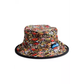 Kavu Fisherman's Chillba cappello da sole - Fish Line