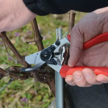 FELCO FELCO-7 cesoia da potatura bypass, per destrimani, manico girevole, capacità di taglio 25 mm
