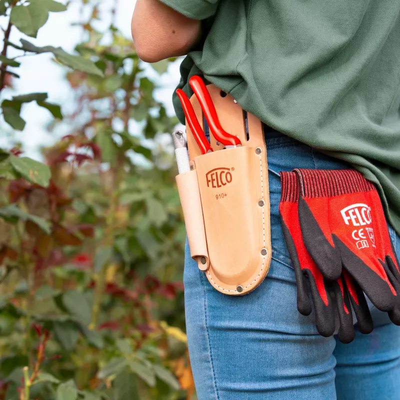 FELCO 910+ custodia in pelle per cesoie da giardino