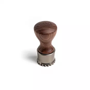 Marcato TONDO 38mm taglia-biscotti manico in legno di noce Canaletto acciaio inox