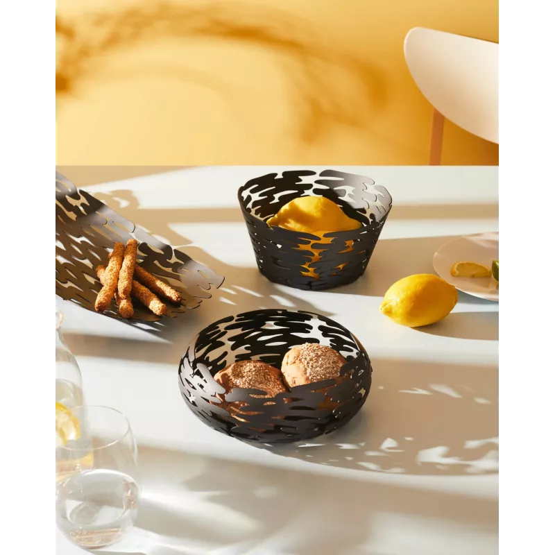Alessi Barknest Fruttiera 18/10 acciaio inox lucidato a specchio BM02