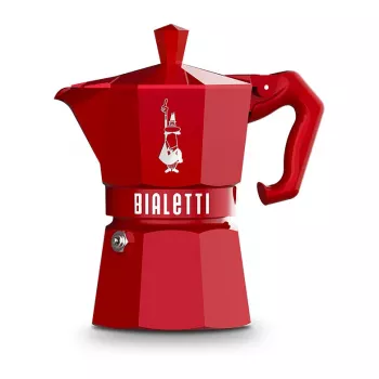 Caffettiera per piano cottura Bialetti Moka Exclusive 3 tazze rossa (9055)