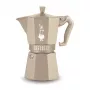 Bialetti MOKA EXCLUSIVE 6TZ Induction caffettiera moka, sabbia, 6 tazze