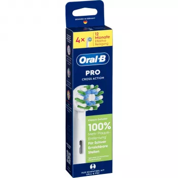Oral-B Pro CrossAction testine di ricambio confezione da 4 (015370)