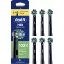 Oral-B Pro CrossAction testine di ricambio nero confezione da 6 (015424)