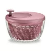 Guzzini Spin&Store Centrifuga per Insalata, Mauve Red, 4,5 L
