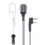 Midland MA 31LK Pro Auricolare con filo e tubo acustico - Nero/Trasparente