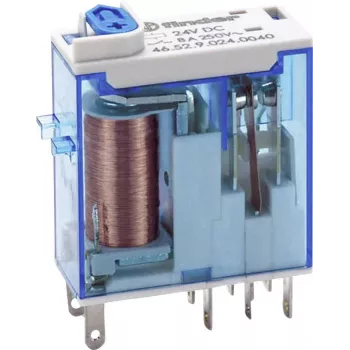 Finder 46.52.9.024.0040 Relè a innesto 24 V DC 8 A DPDT 1 pz.