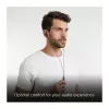 SBS TEINEARKL Auricolare in-ear con microfono - Nero - Con filo - Cavo 1,2 m - Jack 3,5 mm - Telefonate e musica