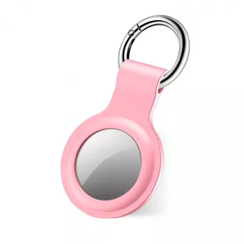 SBS custodia in silicone per Apple AirTag rosa