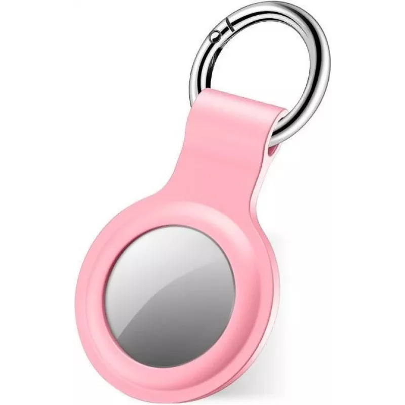 SBS custodia in silicone per Apple AirTag rosa
