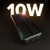 SBS Solar Power Bank USB/USB-C 10000 mAh nero