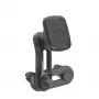 SBS supporto auto magnetico doppia clip per smartphone - supporto universale con forti magneti al neodimio, rotazione 360°, nero