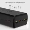 SBS Powerbank 30000 mAh Power Delivery 20W multi-porta nero