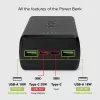 SBS Powerbank 30000 mAh Power Delivery 20W multi-porta nero