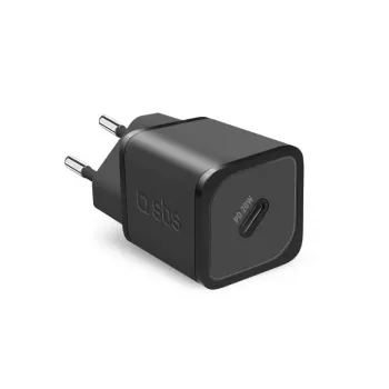 SBS PD Travel Charger 20W USB-C GaN nero (TETRGAN1C20K)