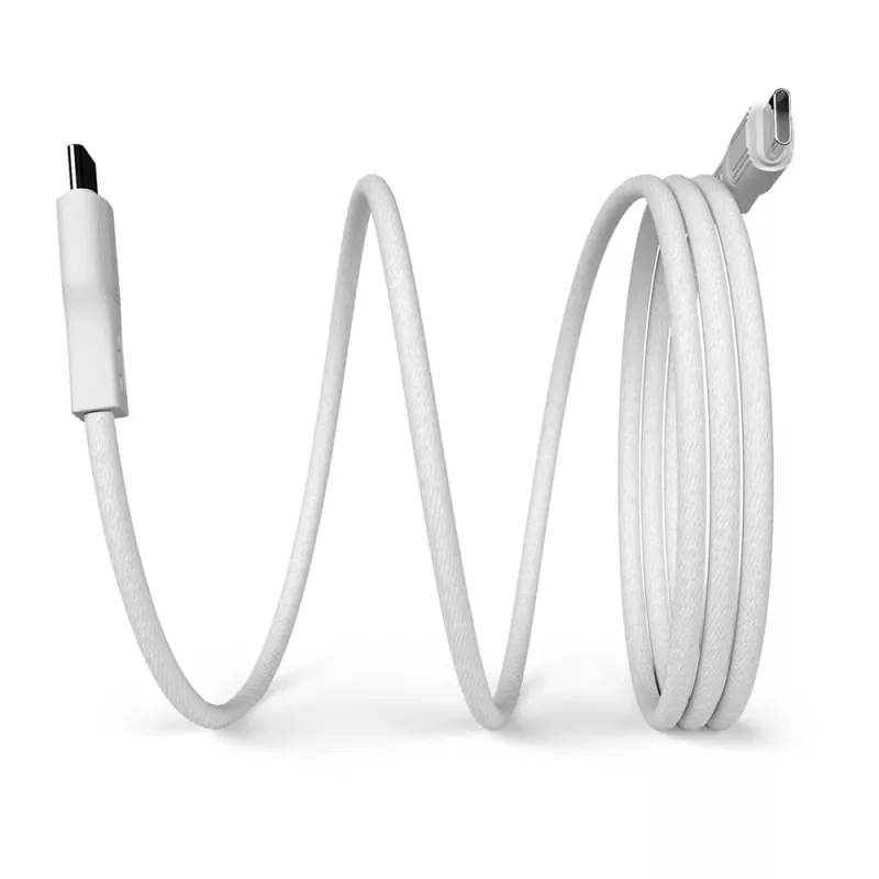PURO ELEKTRIK Cavo magnetico USB-C a USB-C 60W USB 3.2 (20 Gbit/s) 1m bianco