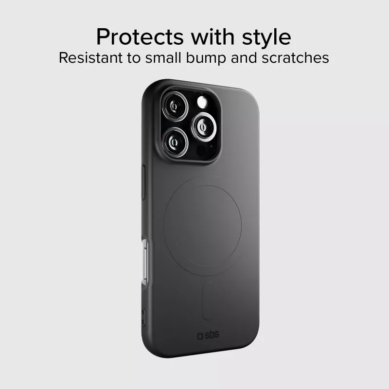 SBS Instinct Cover compatibile MagSafe per iPhone 16 Pro nero