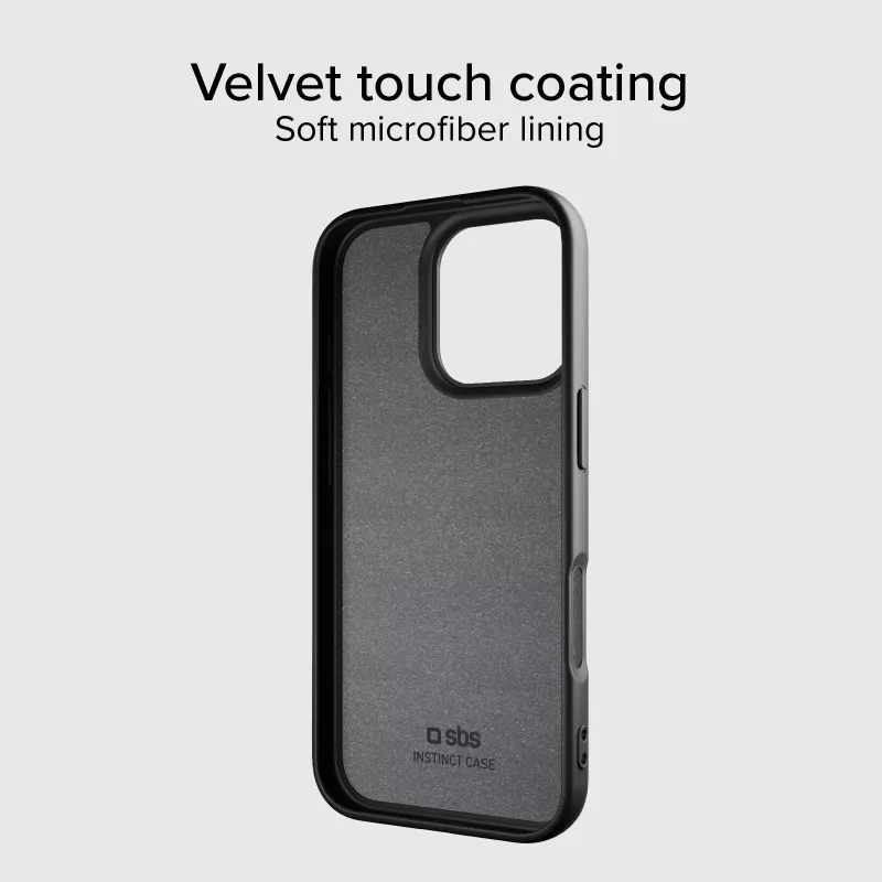SBS Instinct Cover compatibile MagSafe per iPhone 16 Pro nero