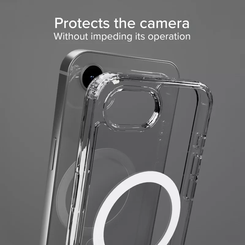 SBS Extreme Mag D3O Case MagSafe per iPhone 16e/17e - trasparente