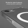 SBS Extreme Mag D3O Case MagSafe per iPhone 16e/17e - trasparente