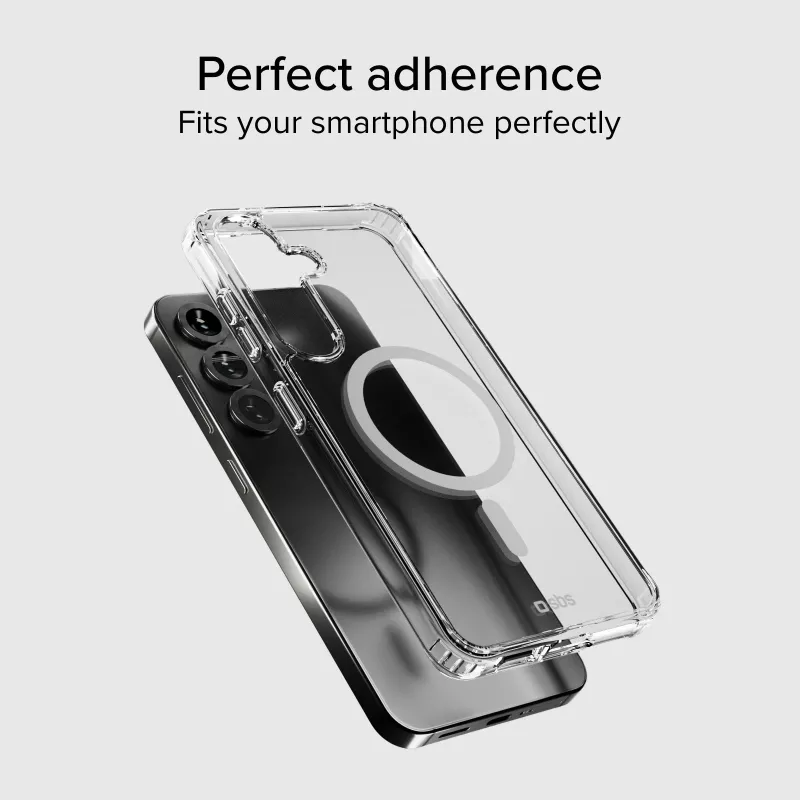 SBS Light Mag Cover compatibile MagSafe per Galaxy S25 trasparente