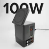 SBS Power Dock stazione di ricarica 6-in-1 compatibile MagSafe, supporto e cavi USB-C 65W – nero