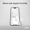 SBS Track My Circle tracker compatibile con Apple Find My - confezione da 4 - bianco