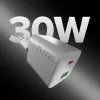 STEP BY STEP SBS caricabatterie USB-C 30W 1C + 1A bianco con cavo da 1,5 m