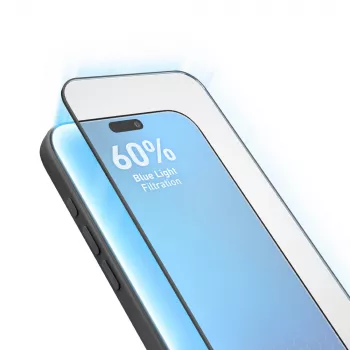 SBS Eyesafe pellicola protettiva in vetro temperato per Apple iPhone 17 Pro Max / 16 Pro Max con applicatore (1 confezione)